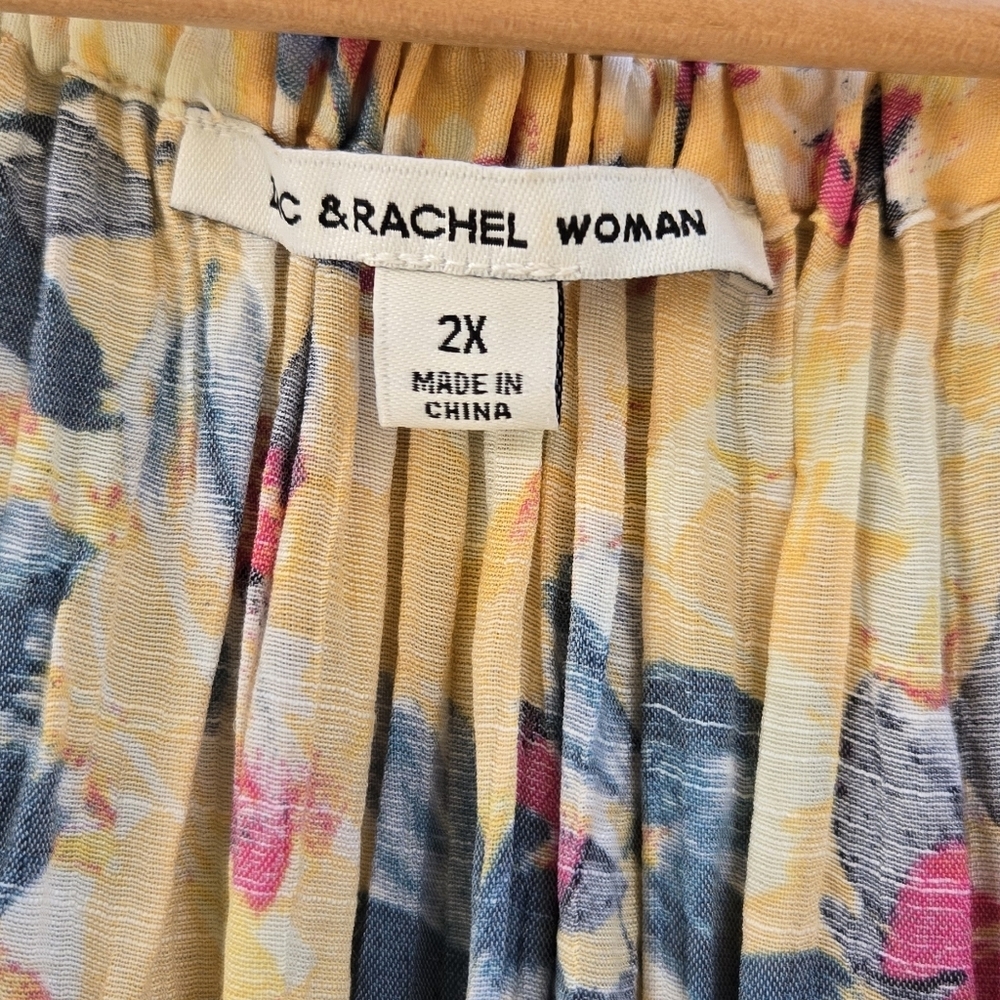Zac & Rachel Woman Yellow Floral Blouse - Picture 5 of 8